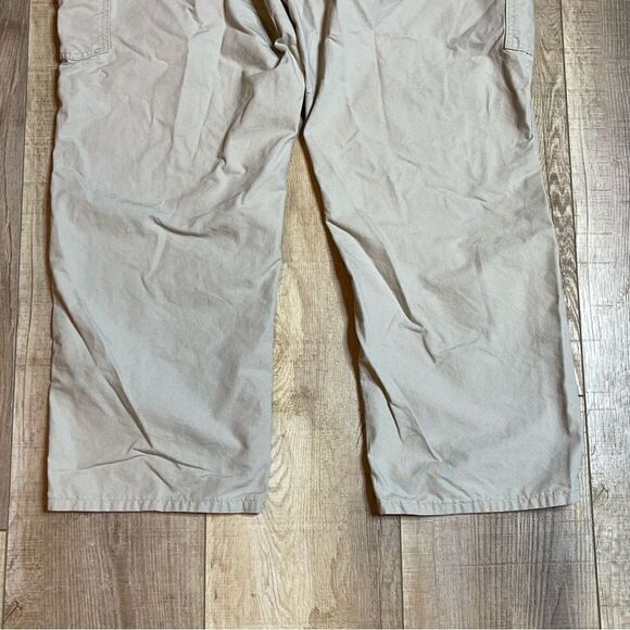 Carhartt Tan Carpenter Canvas Work Pants Jeans Size 40X30 B151 Hiking Painters - Picture 9 of 10